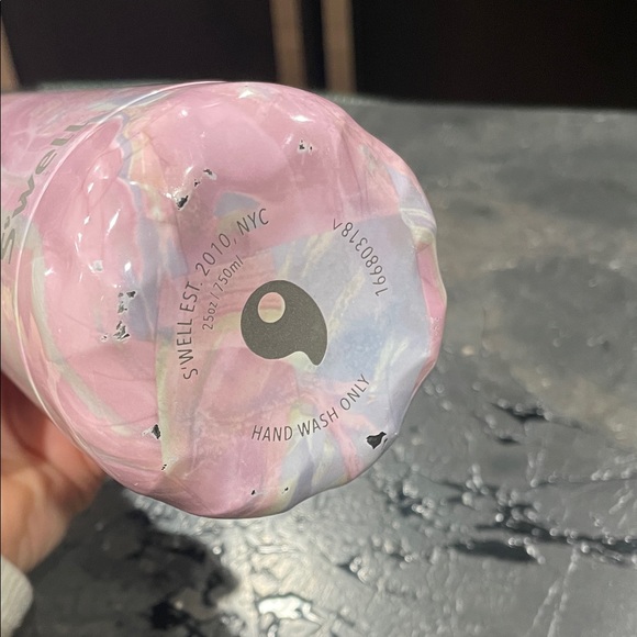 S'well 25oz Pastel Pink Marble Bottle - Picture 2 of 3